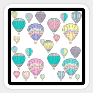 Hot air ballooning view Sticker